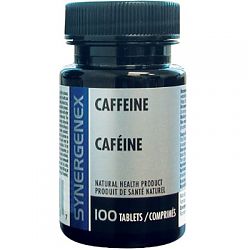 Synergenex Caffeine 200mg, 100 Tablets Synergenex Caffeine 200mg, 100 Tablets